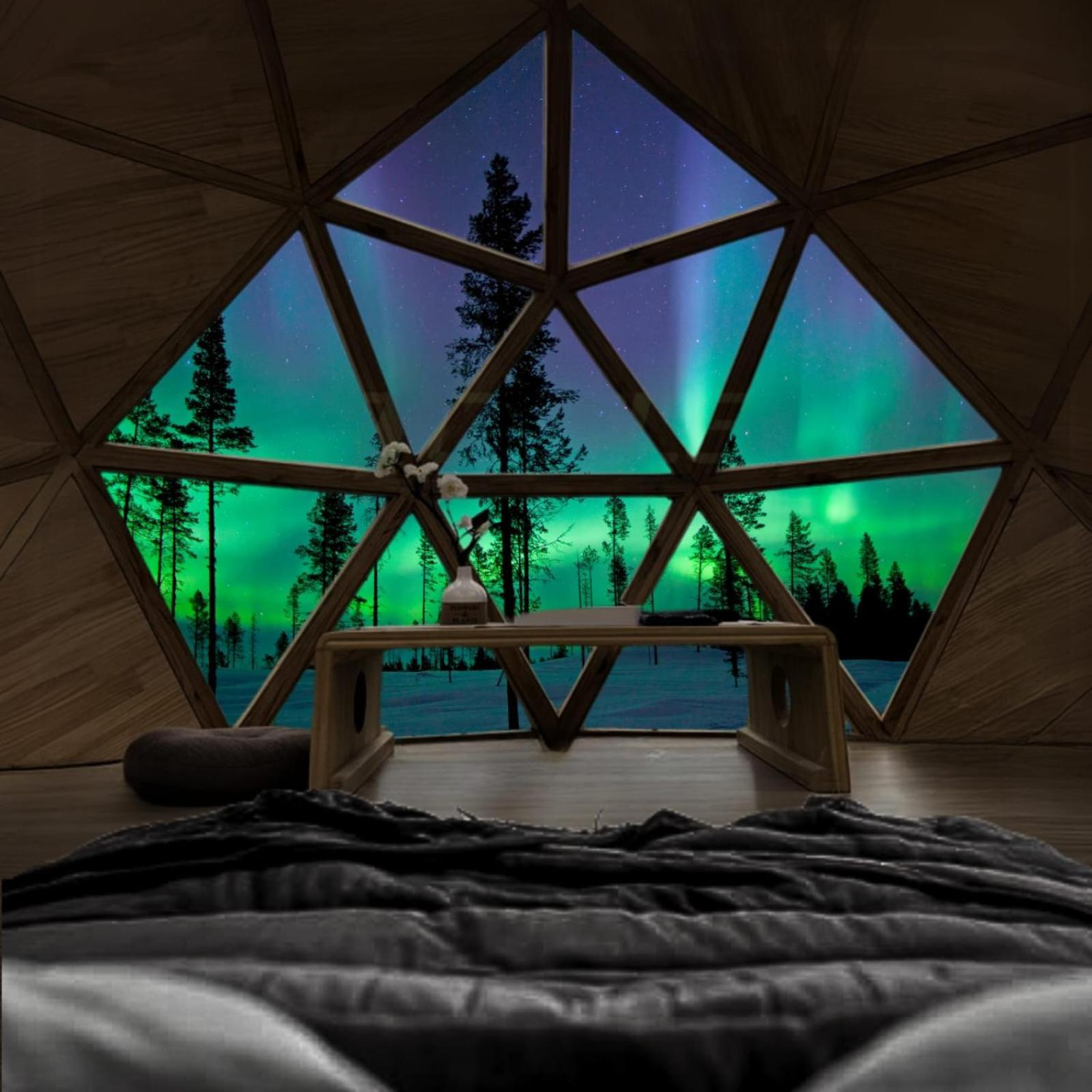 Skog Aurora Igloos Villa Каликс Екстериор снимка