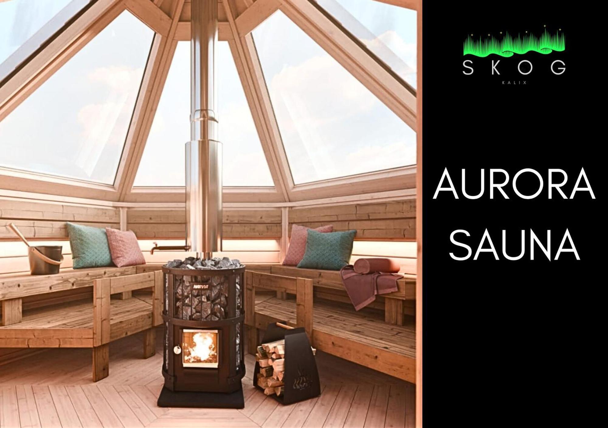 Skog Aurora Igloos Villa Каликс Екстериор снимка